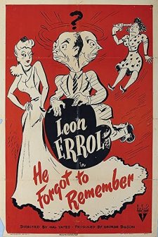 He Forgot To Remember (1944) afişi