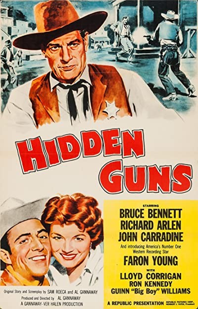 Hidden Guns (1956) afişi Hidden Guns (1956) afişi