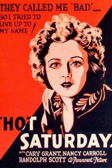 Hot Saturday (1932) afişi