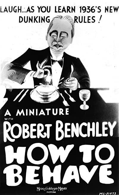 How To Behave (1936) afişi How To Behave (1936) afişi