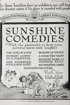 Hungry Lions In A Hospital (1918) afişi