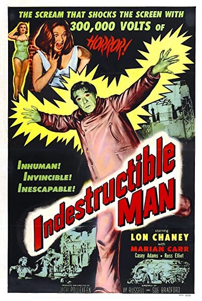 Indestructible Man (1956) afişi Indestructible Man (1956) afişi