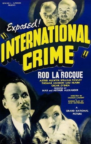 International Crime (1938) afişi International Crime (1938) afişi