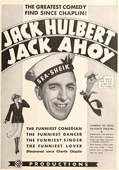 Jack Ahoy (1934) afişi Jack Ahoy (1934) afişi