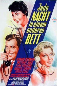 Jede Nacht In Einem Anderen Bett (1957) afişi