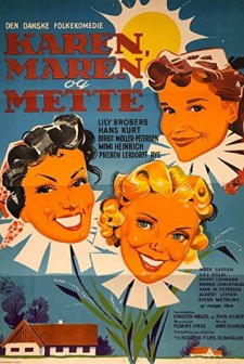 Karen, Maren Og Mette (1954) afişi