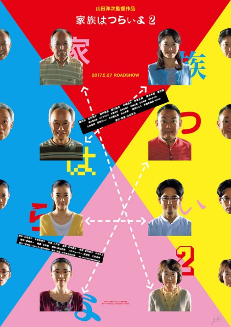 Kazoku wa tsuraiyo 2 (2017) afişi Kazoku wa tsuraiyo 2 (2017) afişi