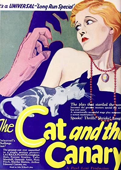 Kedi Ve Kanarya (1927) afişi Kedi Ve Kanarya (1927) afişi