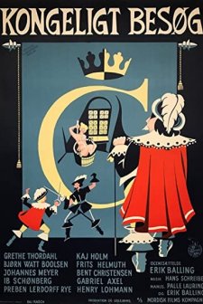 Kongeligt Besøg (1954) afişi