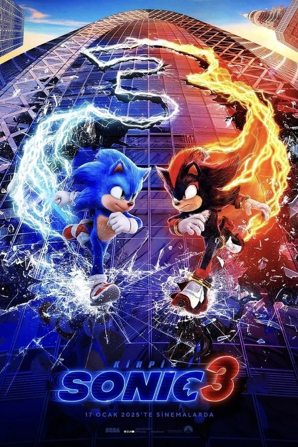 Kirpi Sonic 3 (2024) afişi Kirpi Sonic 3 (2024) afişi