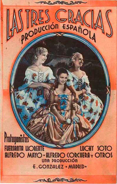 Las tres gracias (1936) afişi Las tres gracias (1936) afişi