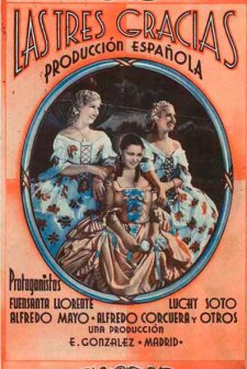 Las tres gracias (1936) afişi