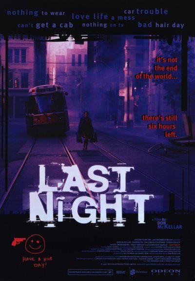 Last Night (1998) afişi Last Night (1998) afişi