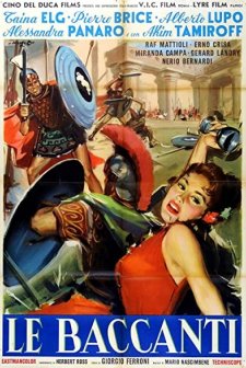 Le Baccanti (1961) afişi