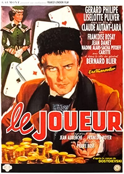 Le joueur (1958) afişi Le joueur (1958) afişi