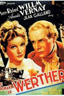 Le Roman De Werther (1938) afişi