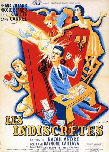 Les Indiscrètes (1956) afişi Les Indiscrètes (1956) afişi