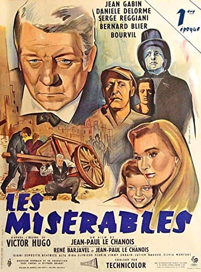 Les Misérables (1958) afişi Les Misérables (1958) afişi