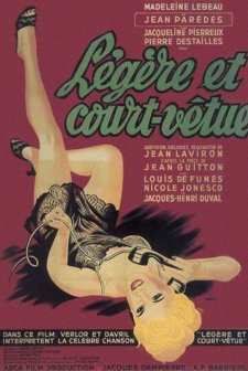Légère Et Court Vêtue (1953) afişi