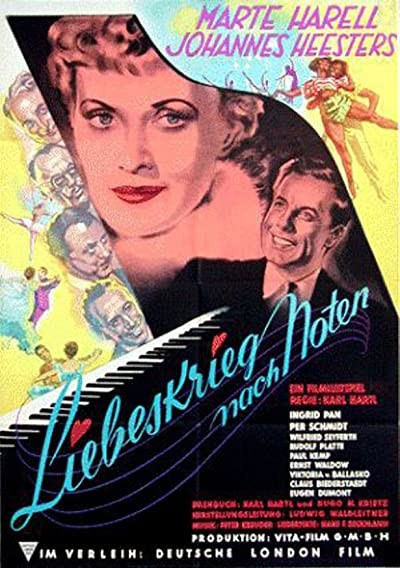 Liebeskrieg Nach Noten (1953) afişi Liebeskrieg Nach Noten (1953) afişi
