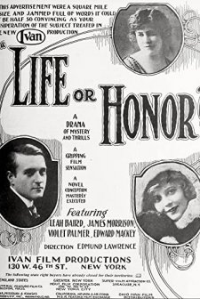 Life or Honor? (1918) afişi