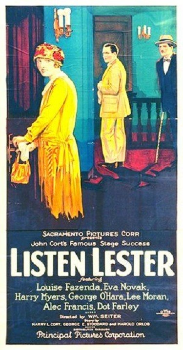 Listen Lester (1924) afişi Listen Lester (1924) afişi