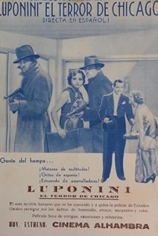 Luponini De Chicago (1935) afişi
