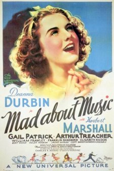 Mad About Music (1938) afişi