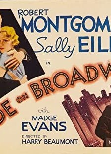 Made on Broadway (1933) afişi