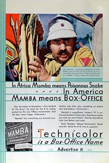 Mamba (1930) afişi