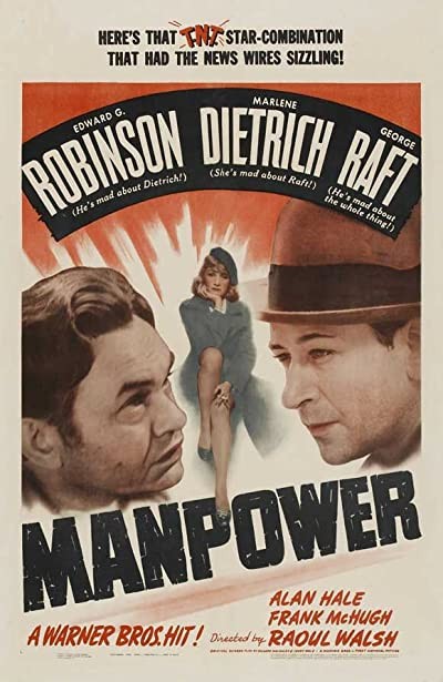 Manpower (1941) afişi Manpower (1941) afişi