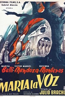 María La Voz (1955) afişi