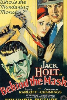 Maskenin Arkasında (1932) afişi