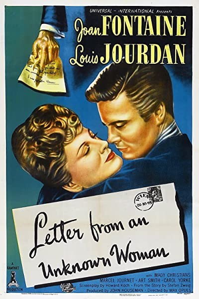 Meçhul Bir Kadının Mektupları (1948) afişi Meçhul Bir Kadının Mektupları (1948) afişi