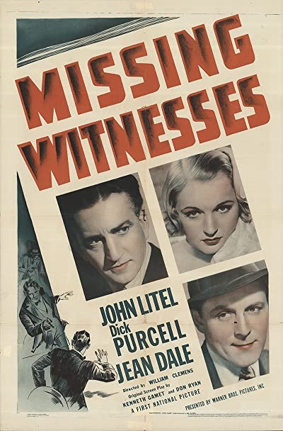 Missing Witnesses (1937) afişi Missing Witnesses (1937) afişi