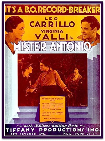 Mister Antonio (1929) afişi Mister Antonio (1929) afişi