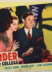 Murder Goes To College (1937) afişi