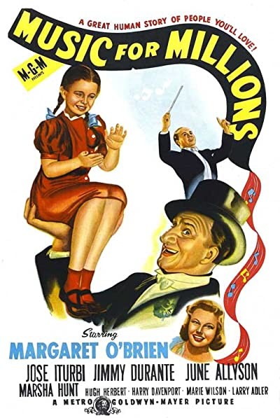Music For Millions (1944) afişi Music For Millions (1944) afişi