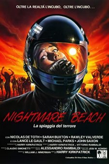 Nightmare Beach (1989) afişi