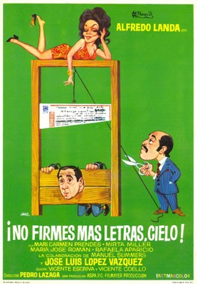 No Firmes Más Letras, Cielo (1972) afişi No Firmes Más Letras, Cielo (1972) afişi