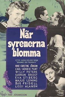 När Syrenerna Blomma (1952) afişi