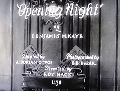 Opening Night (1931) afişi Opening Night (1931) afişi