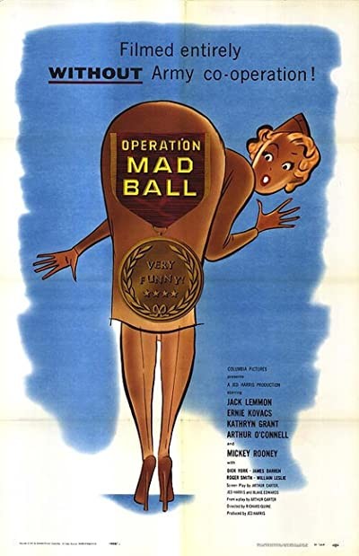 Operation Mad Ball (1957) afişi Operation Mad Ball (1957) afişi