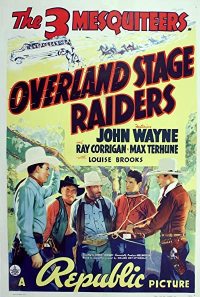 Overland Stage Raiders (1938) afişi Overland Stage Raiders (1938) afişi