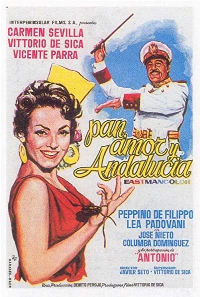 Pan, amor y Andalucía (1958) afişi Pan, amor y Andalucía (1958) afişi
