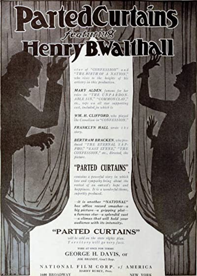 Parted Curtains (1920) afişi Parted Curtains (1920) afişi