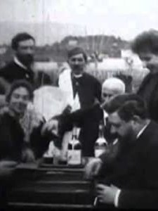 Partie De Tric-trac (1895) afişi