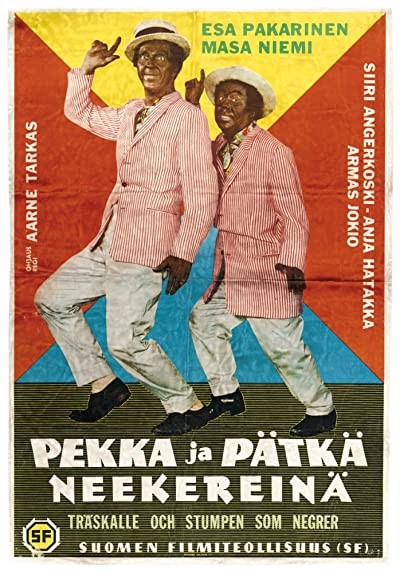 Pekka Ja Pätkä Neekereinä (1960) afişi Pekka Ja Pätkä Neekereinä (1960) afişi