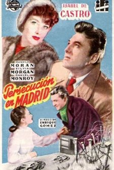 Persecución En Madrid (1952) afişi