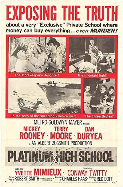 Platinum High School (1960) afişi Platinum High School (1960) afişi